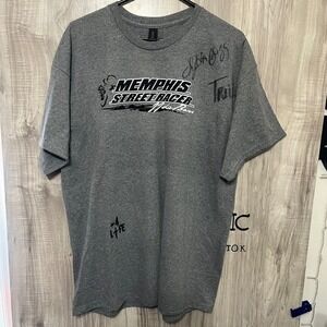 Memphis Street Racer JJ da Boss T Shirt autograph signed Street Racer Graphic XL